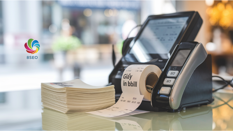 Xu hướng thiết kế bill chuyên nghiệp với giấy in nhiệt hiện đại