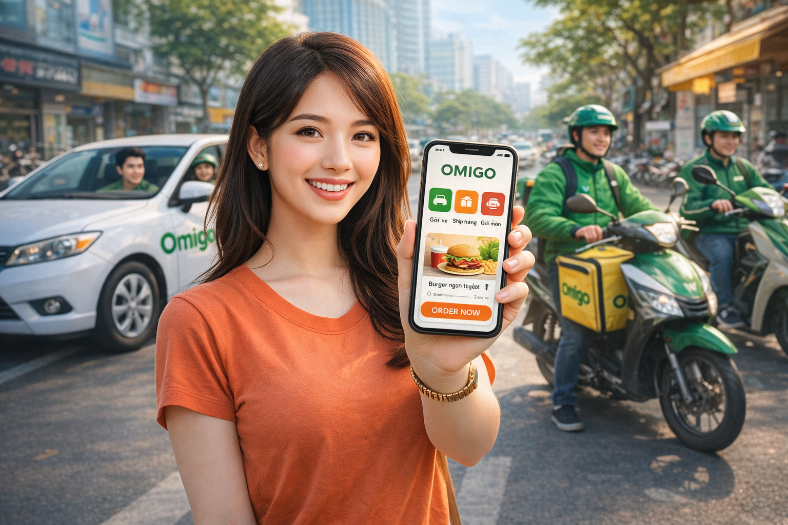 Nụ cười rạng rỡ và OMIGO Nụ cười rạng rỡ và OMIGO