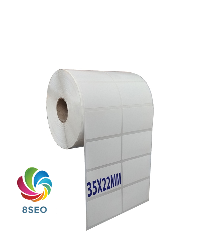giấy decal nhiệt 35x22 tem sản phẩm sắc nét chuẩn SEO