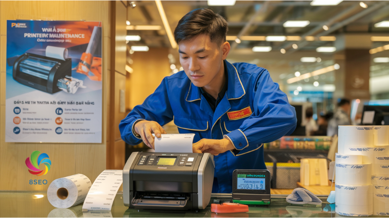 bảo trì và sử dụng máy in hóa đơn nhiệt