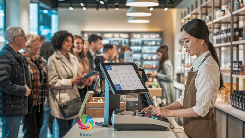 Hệ thống POS bán hàng hiện đại tích hợp máy tính tiền